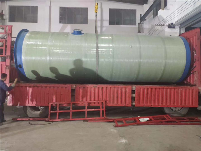 一體化泵站發貨現場